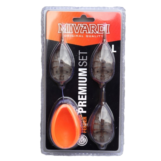 MIVARDI  Koszyk method feeder SET PREMIUM 20+30+40g + foremka